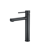 Watermark WELS Round basin Black mixer tap faucet brass bathroom